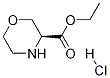 Structure of ethyl (3S)-morpholine-3-carboxylate,hydrochloride