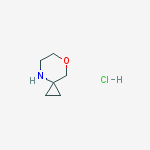 Structure of 7-Oxa-4-azaspiro[2.5]octane hydrochloride