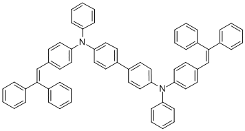 N,N-BIS(4-(2,2-DIPHENYLETHEN-1-YL)PHENYL)-N,N-BIS(PHENYL)BENZIDINE结构式