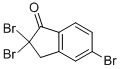 Structure of 2,3-DIHYDRO-2,2,5-TRIBROMO-1H-INDEN-1-ONE