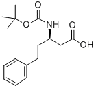Structure of BOC-(R)-3-AMINO-5-PHENYLPENTANOIC ACID