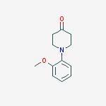 4-Piperidinone, 1-(2-methoxyphenyl)-结构式