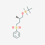 (3S)-4-([TERT-BUTYL(DIMETHYL)SILYL]OXY)-3-METHYLBUTYL PHENYL SULFONE结构式