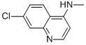 Structure of 7-CHLORO-N-METHYLQUINOLIN-4-AMINE