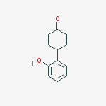 Chemical structure of 4-(2-hydroxyphenyl)Cyclohexanone
