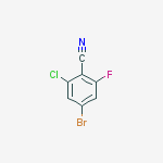 Structure of 4-bromo-2-chloro-6-fluoroBenzonitrile