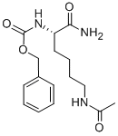 N-ALPHA-CARBOBENZOXY-N-EPSILON-ACETYL-L-LYSINE AMIDE结构式