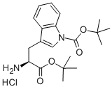 N-IN-BOC-L-TRYPTOPHAN T-BUTYL ESTER HYDROCHLORIDE结构式