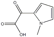 Structure of 1H-Pyrrole-2-acetic acid, 1-methyl-a-oxo-