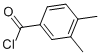 Structure of 3,4-DIMETHYLBENZENE-1-CARBONYL CHLORIDE