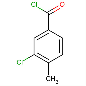 Structure of Benzoyl chloride, 3-chloro-4-methyl-