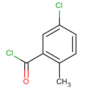 Structure of Benzoyl chloride, 5-chloro-2-methyl-