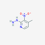 Structure of (4-methyl-3-nitropyridin-2-yl)hydrazine
