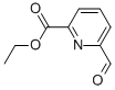 Chemical structure of 6-FORMYL-PYRIDINE-2-CARBOXYLIC ACID ETHYL ESTER
