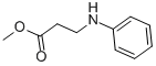 Structure of 3-PHENYLAMINO-PROPIONIC ACID METHYL ESTER