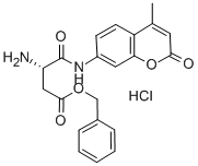 Structure of L-ASPARTIC ACID BETA-BENZYL ESTER 7-AMIDO-4-METHYLCOUMARIN HYDROCHLORIDE