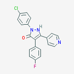 Structure of p38 MAP Kinase Inhibitor