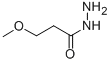 Chemical structure of 3-METHOXYPROPIONIC ACID HYDRAZIDE