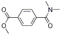 Structure of Benzoic acid, 4-[(dimethylamino)carbonyl]-, methyl ester