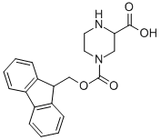 Structure of 4-FMOC-PIPERAZINE-2-CARBOXYLIC ACID