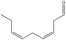 Structure of 3,6-nonadienal,(Z,Z)-3,6-nonadienal