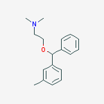 Structure of N,n-dimethyl-2-[(3-methylphenyl)-phenylmethoxy]ethanamine