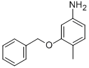 3-(苄氧基)-4-甲基苯胺结构式