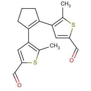 Structure of 2-Thiophenecarboxaldehyde,4,4'-(1-cyclopentene-1,2-diyl)bis[5-methyl-