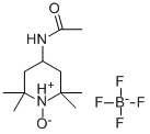 4-乙酰氨基-2,2,6,6-四甲基-1-氧杂哌啶四氟硼酸盐结构式
