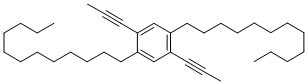 Structure of 2 5-DIDODECYL-1 4-DI-1-PROPYNYLBENZENE