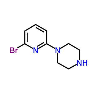 1-(6-溴吡啶-2-基)哌嗪结构式