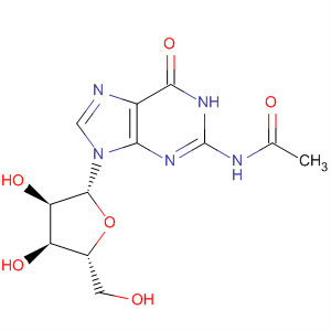 Structure of Guanosine, N-acetyl-