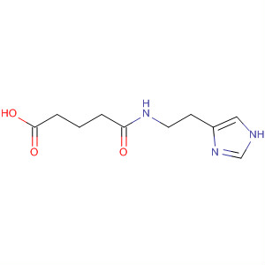 Structure of Pentanoic acid, 5-[[2-(1H-imidazol-4-yl)ethyl]amino]-5-oxo-