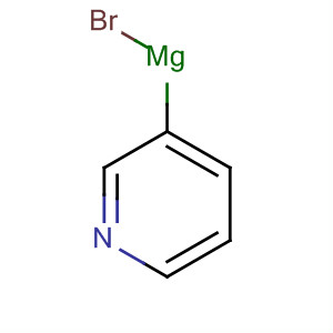 Structure of Magnesium, bromo-3-pyridinyl-