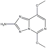 Structure of 5,8-dimethoxy-[1,2,4]triazolo[1,5-c]pyrimidin-2-amine
