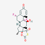 Structure of (6α,11β,16α,17α)-6,9-Difluoro-11-hydroxy-16-Methyl-spiro[androsta-1,4-diene-17,5'-[1,3]oxathiolane]-2',3,4'-trione