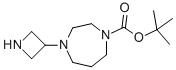 Structure of 4-(3-AZETIDINYL)HEXAHYDRO-1H-1,4-DIAZEPINE-1-CARBOXYLIC ACID 1,1-DIMETHYLETHYL ESTER