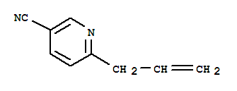 Structure of 3-Pyridinecarbonitrile,6-(2-propen-1-yl)-