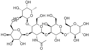 Structure of LACTO-N-FUCOPENTAOSE II