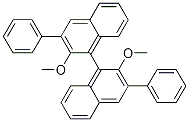 Structure of 3,3'-diphenyl-2,2'-dimethoxy-1,1'-dinaphthyl