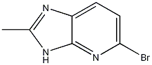 5-溴-2-甲基-1H-咪唑并[4,5-B]吡啶结构式