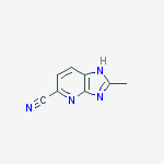 Structure of 2-Methyl-1H-imidazo[4,5-b]pyridine-5-carbonitrile