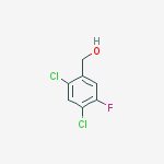 2,4-Dichloro-5-fluorobenzyl alcohol结构式