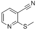2-(METHYLTHIO)NICOTINONITRILE结构式