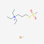 3-(TRIETHYLAMMONIUM)PROPYL METHANTHIOSULFONATE BROMIDE结构式