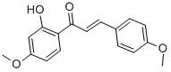 Structure of 1-(2-hydroxy-4-methoxyphenyl)-3-(4-methoxyphenyl)-2-propen-1-one