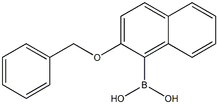 (2-(Benzyloxy)naphthalen-1-yl)boronic acid结构式