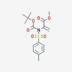 METHYL 2-(N-(TERT-BUTOXYCARBONYL)-4-METHYLPHENYLSULFONAMIDO)ACRYLATE结构式