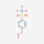 Structure of 4-(TRIFLUOROMETHYLSULFONYL)BENZYL ALCOHOL