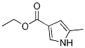 Structure of 1H-Pyrrole-3-carboxylic acid, 5-methyl-, ethyl ester